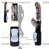 Vibrador rotativo punta G y estimulador de clitoris. 12 velocidades